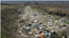 Moldova, In Rusestii Noi, Ialoveni, last fall's heavy rains brought rubbish from garbage dumps into a tributary of the Botna river