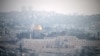 Orașul Vechi din Ierusalim, în zorii zilei de 14 aprilie 2024, după ce Iranul a lansat un atac, fără precedent, cu drone și rachete asupra Israelului. 