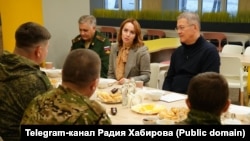 Глава Башкортостана Радий Хабиров на встрече с военными. Архивное фото