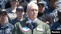 Pens Demirgazyk Koreýanyň “Aziýa-Ýuwaş okean sebitinde parahatçylyga we durnuklylyga iň howply we abanyp duran wehim bolandygyny” aýtdy.