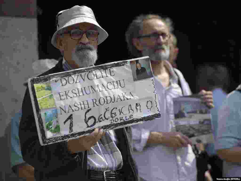 Obeležavanje 16. godišnjice stradanja Srba u 'Oluji', Beograd, 4. avgust 2011, Foto: Vesna Anđić