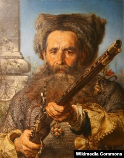 Запорожский атаман Евстафий Дашкевич (1470-1536). Автор портрета Ян Матейко