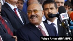 Ali Abdullah Saleh. Foto bu ilin avqustunda çəkilib