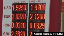 Bakıda valyuta mübadilə kursları. 31yan2017