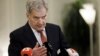 Finland's President Sauli Niinisto (file photo)