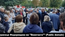 Новокуйбышевск. Встреча губернатора Самарской области Вячеслава Федорищева с жителями после атаки БПЛА