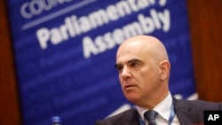 Council of Europe Secretary-General Alain Berset (file photo)