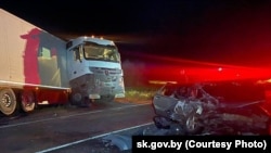 Здымак на месцы аварыі, 29 траўня 2025 году, Воранаўскі раён