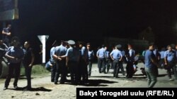 Кой-Таштагы Атамбаевди кармоо операциясы учурунда тартылган сүрөт. 7-август. 2019-жыл. 