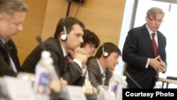 Дыскусія гісторыкаў і дыпляматаў у МЗС Літвы 17 чэрвеня