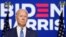 U.S Democratic presidential nominee Joe Biden speaks about election results in Wilmington, Delaware