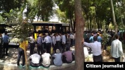 تصویری آرشیوی از یک تجمع سابق کشاورزان اصفهانی