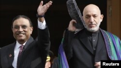 Асіф Алі Зардарі (л) і Хамід Карзай (п), архівне фото