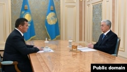 Президент Касым-Жомарт Токаев принимает первого заместителя премьер-министра Нурлыбека Налибаева