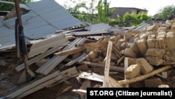 В результате техногенной катастрофы на Сардобинском водохранилище в селе «Солин» были разрушены почти все дома.