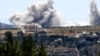 Smoke rises from Israeli bombardment near the village of Kfar Tibnit in southern Lebanon on June 6, despite an ongoing cease-fire.