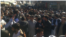 A view of the February 18 protest in Khwazakhela Swat.