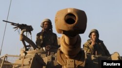 Израильские войска на Голанских высотах