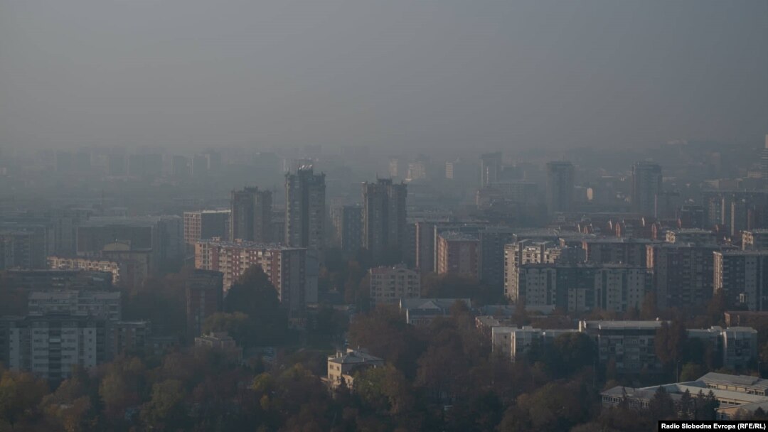 Аерозагадување во Скопје. 10.11.2020