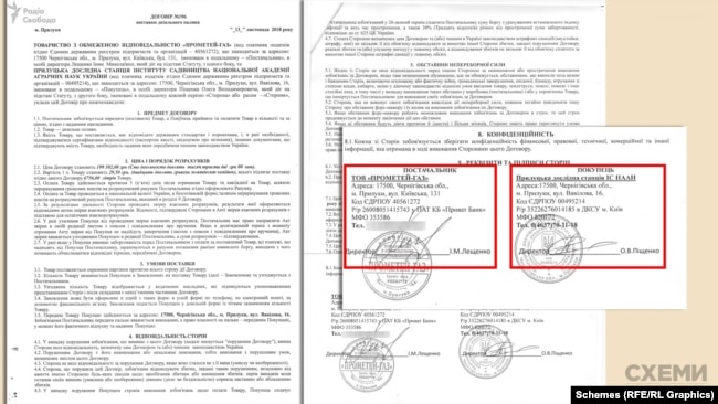 У 2018-му році «Прометей-Газ» напряму постачав нафтопродукти до Прилуцької дослідної станції Інституту садівництва, що підпорядковується НААН України