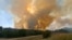 Fire in Deliblatska peščara