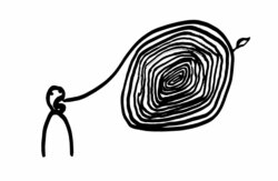 Limba de lemn - Dan Perjovschi