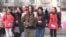 Belgrade Protesters Condemn Violence Against Women