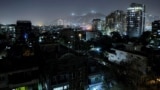 A view of Kabul late on September 29, following a nationwide telecom outage imposed by the Taliban.