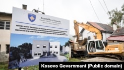 Budući izgled policijske stanice u Leposaviću, Kosovo, 10. septembra 2024.