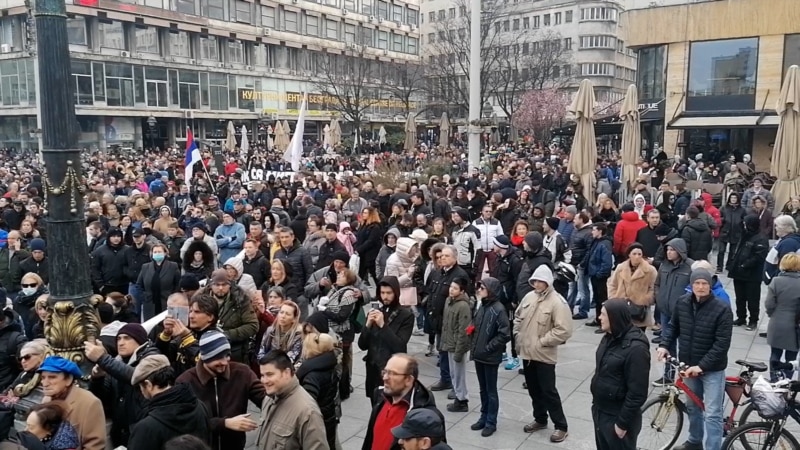 Protest u Beogradu i širom Evrope protiv COVID-19 i vakcina