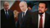 Бизнесмен Владимир Потанин, президент России Владимир Путин и глава "Деловой России" Алексей Репик