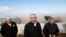 Israeli Prime Minister Benjamin Netanyahu, U.S. Republican Senator Lindsey Graham and U.S. Ambassador to Israel David Friedman visit the border line between Israel and Syria at the Israeli-occupied Golan Heights, March 11, 2019