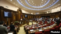 Armenia -- Session of Armenian Parliament. 16Sept.,2020