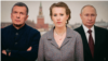 Коллаж: Соловьев, Собчак, Путин