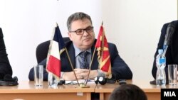 Архивска фотографија-Амбасадорот на Франција во Македонија Кристијан Тимоние 