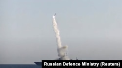 Запуск ракети «Циркон» з корабля «Адмірал Горшков» у Білому морі, липень 2019 року