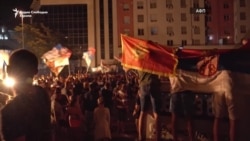 Приврзаници на опозицијата во Црна Гора слават по изборите