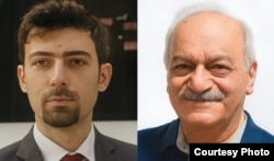 وحید بنی‌عامریان (چپ) و ابوالحسن منتظر