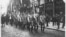 Ukrainian Sokol members march through Prague in July 1926. 
