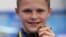 Thirteen-year-old Ukrainian aquatics diver Oleksiy Sereda