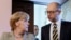 Angela Merkel i Arseny Yatseniuk, sastanak u Kijevu, 23. avgust