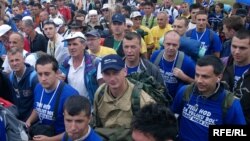 šesti po redu Marš mira, na kojem ove godine sudeluje preko 5000 prijavljenih građana iz cijelog sveta Foto: Maja Nikolić 