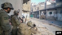 Izraelski vojnici u gradu Kan Junis na jugu Pojasa Gaze, 29. januar 2024.