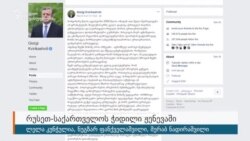 რუსეთ-საქართველოს ჭიდილი ჟენევაში