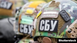 Спецназовцы Службы безопасности Украины во время тренировки, архивное фото