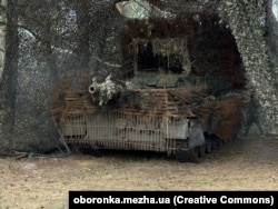 Leopard 1A5 з облаштованим захистом, що перебуває на озброєнні 5-ї ОВМБр. Фото «Оборонки»