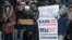Одна из акций протеста в Казани в январе 2017 г.