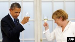 Presidenti Obama dhe kancelarja Merkel