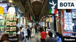 Pazari i Madh në Teheran, 13 prill 2026.