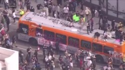په امریکا کې مظاهره چیانو ته د ټرمپ د نظامي اقدام خبرداری